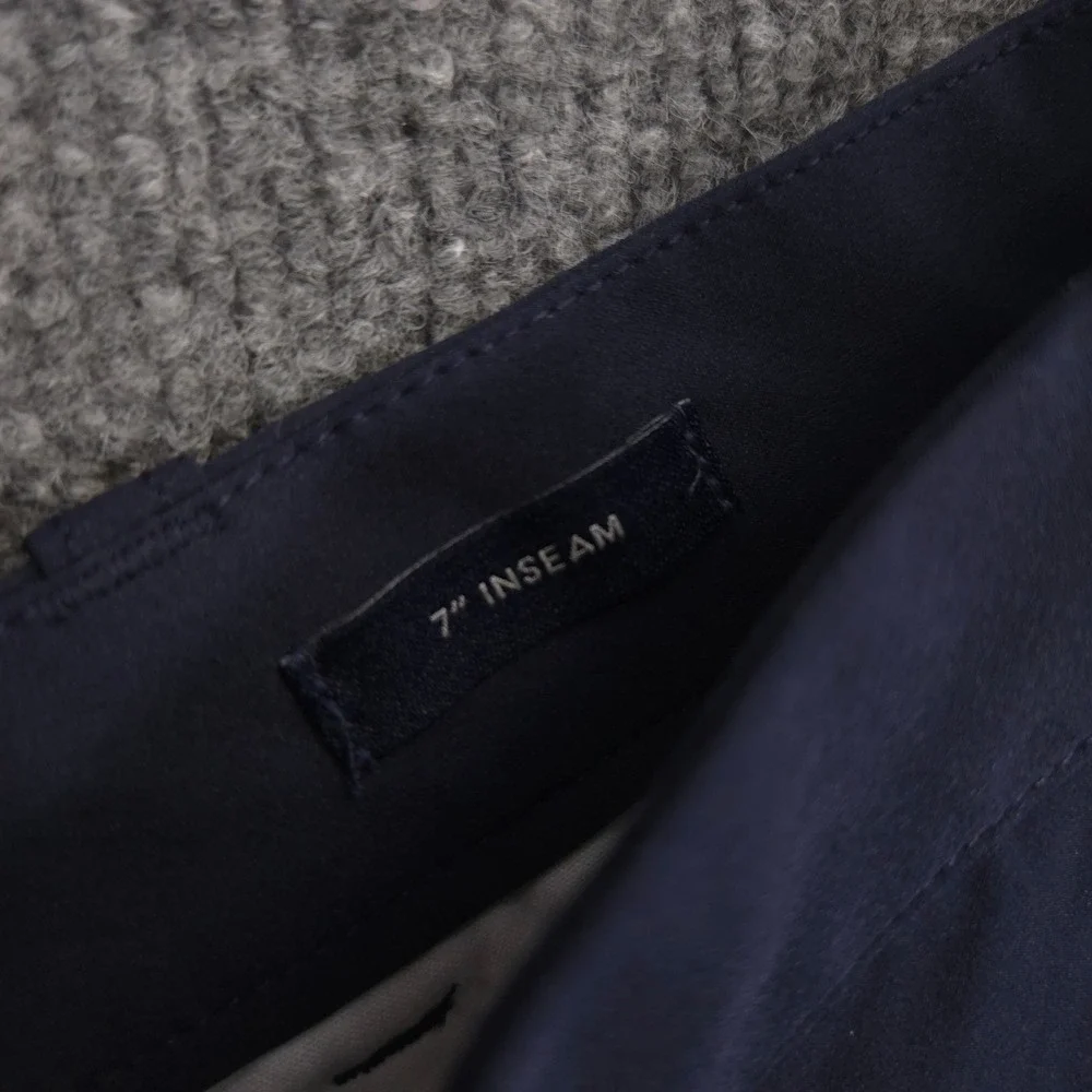 J Crew Tech Shorts Mens 33 Navy Chino Performance UPF 50+ Stretch 7
